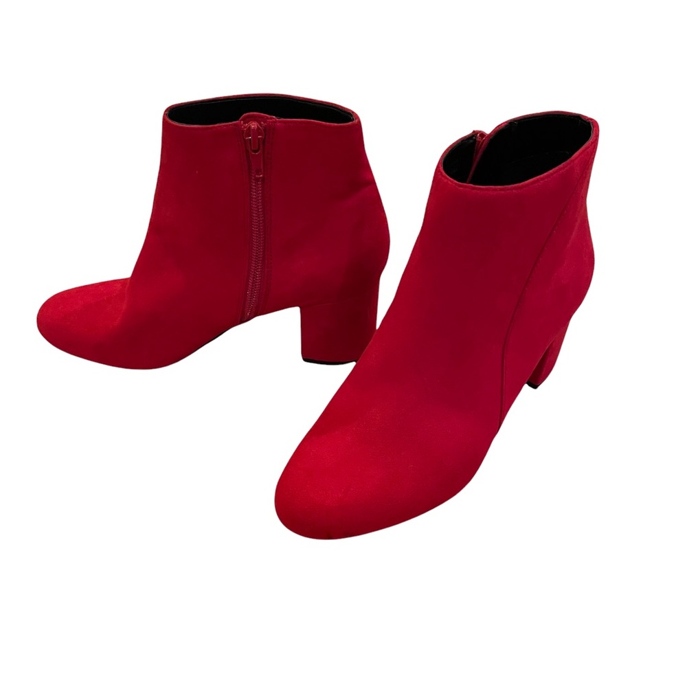 Suede booties